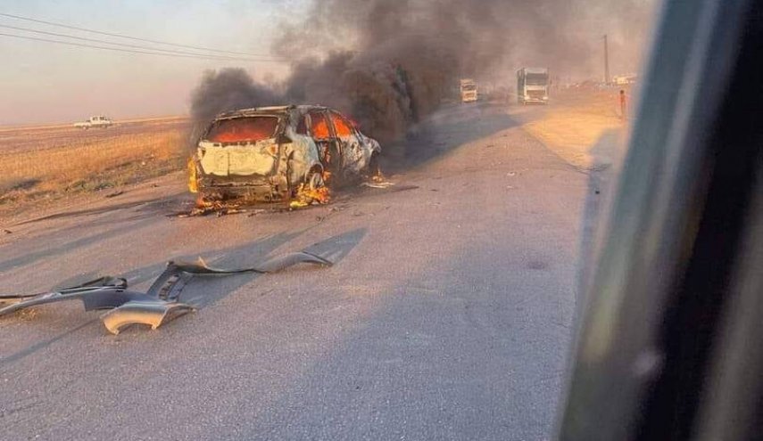 ۱ کشته و ۳ زخمی در حمله پهپادی ترکیه به غرب قامشلی
