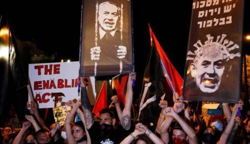 تظاهرات هزاران شهرک‌نشین در تل‌آویو علیه کابینه نتانیاهو
