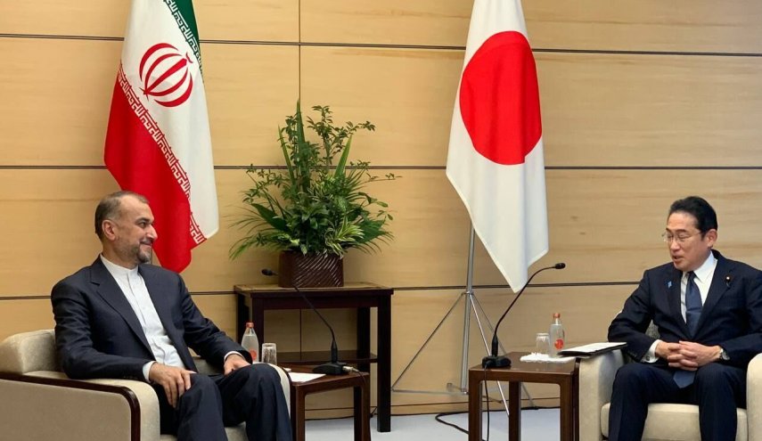 عبداللهيان يرحب برسم خارطة طريق للتعاون طويل الامد بين ايران واليابان