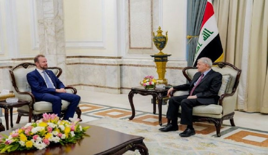 الرئيس العراقي يؤكد أهمية العلاقات القائمة مع الاتحاد الأوروبي