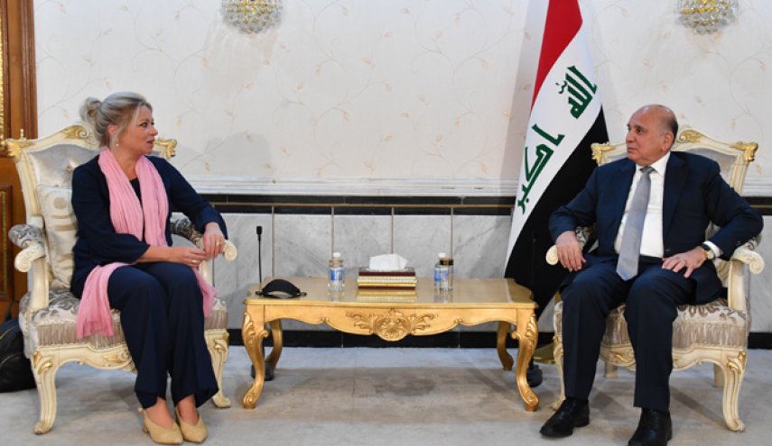وزير خارجية العراق ومسؤولة اممية يبحثان الاستعدادات لاجراء الانتخابات المحلية