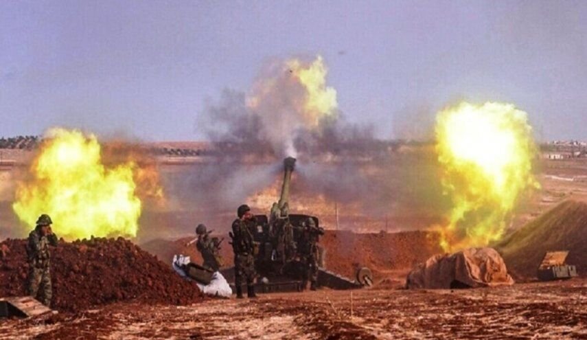 حمله توپخانه‌ای سوریه به تروریست‌ها در حلب و ادلب/ درگیری مزدوران ترکیه و آمریکا
