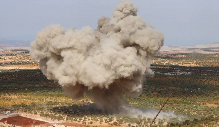 حملات هوایی به مقر تروریست ها در جنوب ادلب