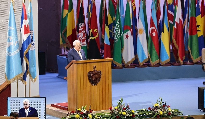 تأکید عباس بر ضرورت مسئولیت‌پذیری جامعه بین‌الملل در قبال اشغالگری رژیم صهیونیستی