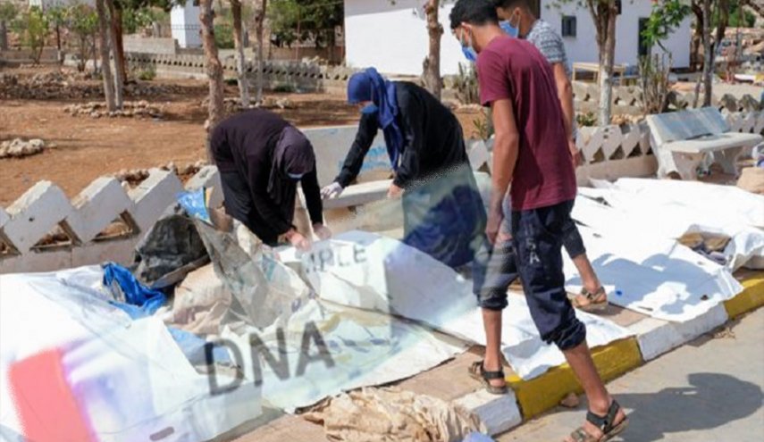 عبرDNA..الكشف عن هوية 360 جثة مجهولة لضحايا إعصار ليبيا