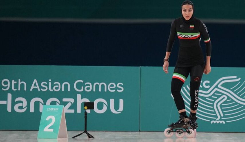 «ترانه احمدی» اولین مدال اسکیت بازی‌های آسیایی را به دست آورد 