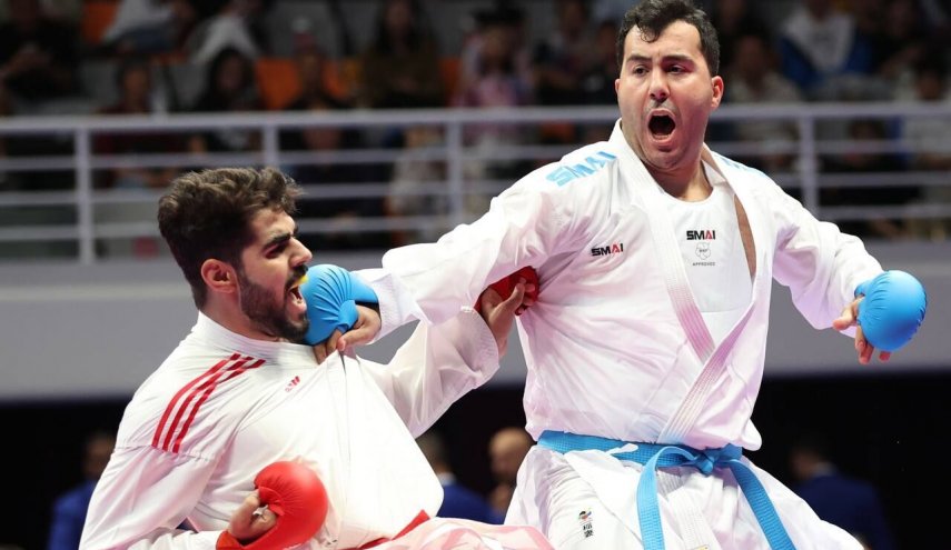 لاعب كاراتية ايراني يحصد الذهبية التاسعة بالألعاب الآسيوية