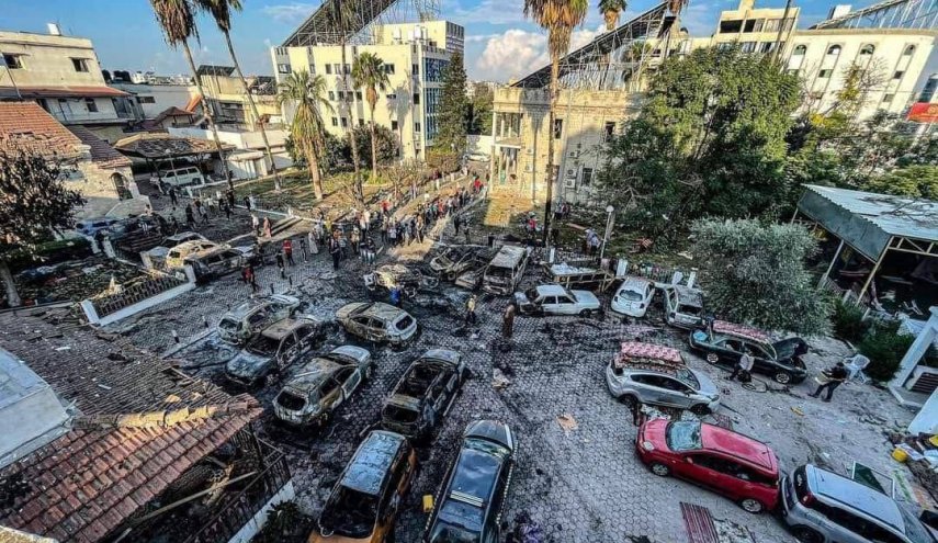 وال استریت ژورنال: بیمارستان المعمدانی غزه با بمب آمریکایی بمباران شد