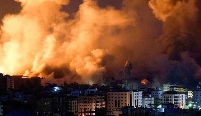 جنگنده های رژیم صهیونیستی شب گذشته 320 نقطه را در غزه بمباران کردند
