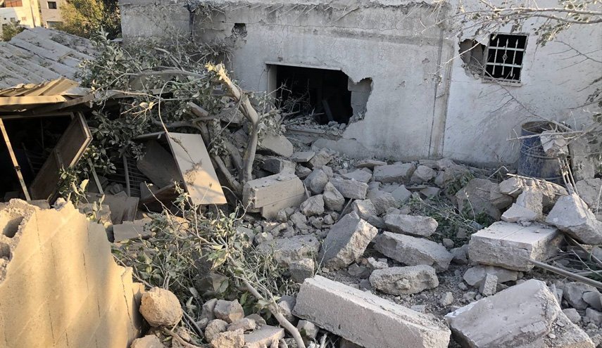 لحظه انفجار خانه نائب رئیس حماس در کرانه باختری + فیلم 