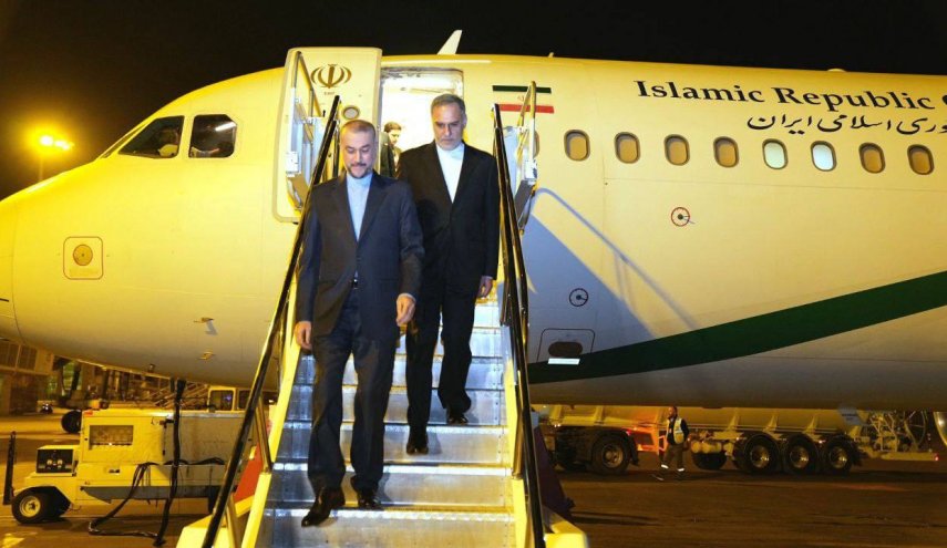 أمير عبداللهيان يصل إلى تركيا