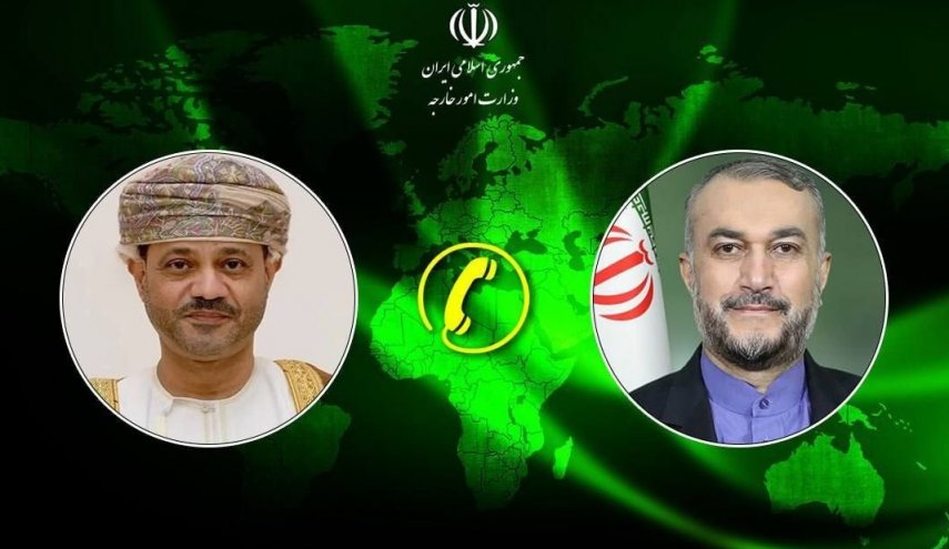 محادثات هاتفية بين وزيري خارجية إيران وسلطنة عمان حول التطورات في فلسطين

