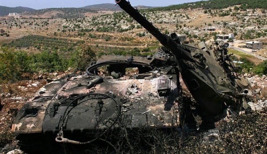 انهدام سومین تانک اسراییلی طی امروز درغزه/جدیدترین تصاویر حملات موشکی القسام + فیلم
