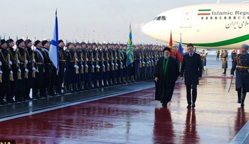 الرئيس الايراني يغادر موسكو عائدا الى طهران

