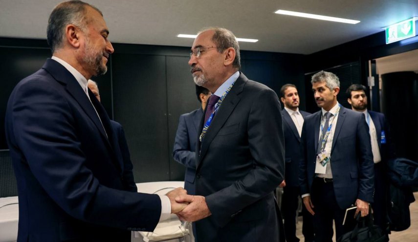 دیدار امیرعبداللهیان با وزیر خارجه اردن در ژنو