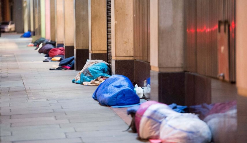 آمار تکان‌دهنده تعداد بی‌خانمان‌ها در انگلیس در آستانه کریسمس
