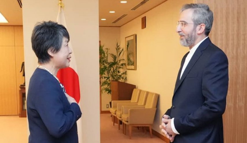 دیدار علی باقری با وزیر خارجه ژاپن