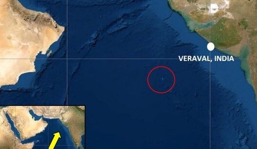 حمله پهپادی به یک فروند کشتی تجاری نزدیک آب‌های شرقی هند
