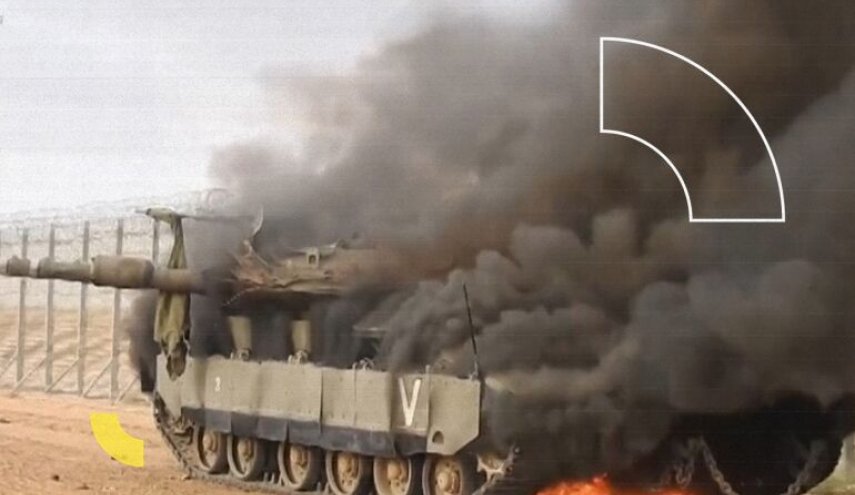 انهدام ۳ تانک مرکاوا و حمله راکتی به ارتش رژیم اسرائیل