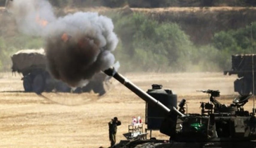 حملات توپخانه‌ای سنگین اشغالگران اسرائیلی به نوار غزه