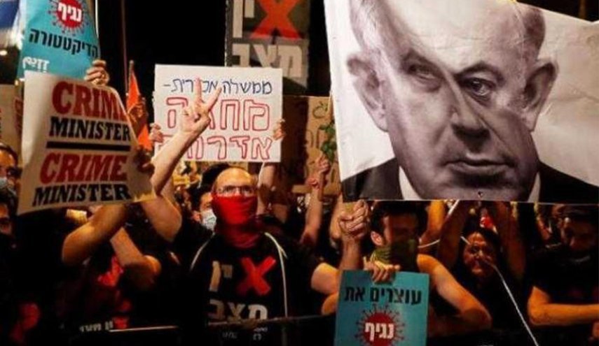 تظاهرات در چندین شهر اشغالی برای برکناری نتانیاهو