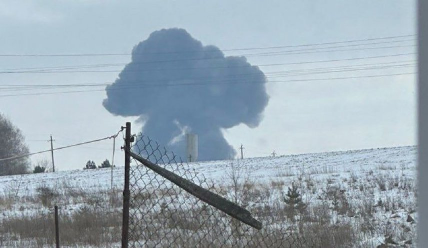 سقوط هواپیمای روسی حامل اسرای اوکراینی+فیلم
