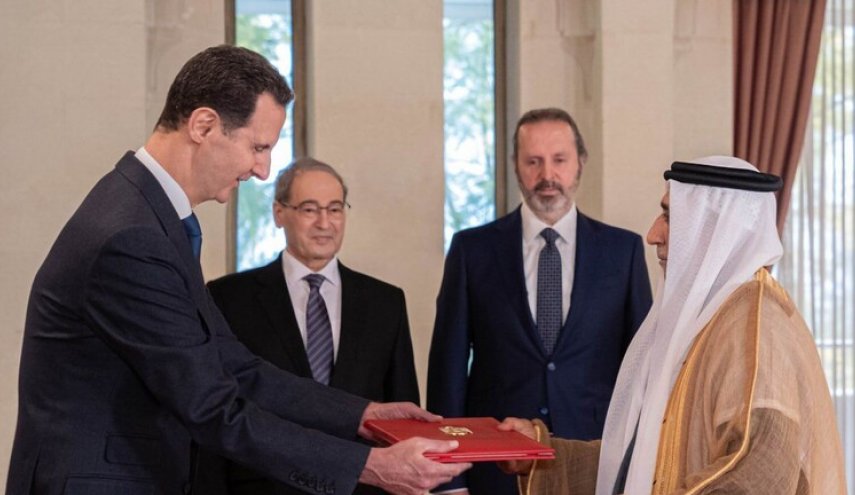 الرئيس الأسد يقبل أوراق اعتماد اول سفير إماراتي لدى بلده منذ2011
