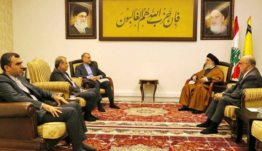 امیرعبداللهیان با دبیرکل حزب الله لبنان دیدار کرد