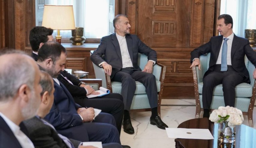 الرئيس الأسد يستقبل وزير الخارجية الإيراني ويبحث معه العلاقات الثنائية