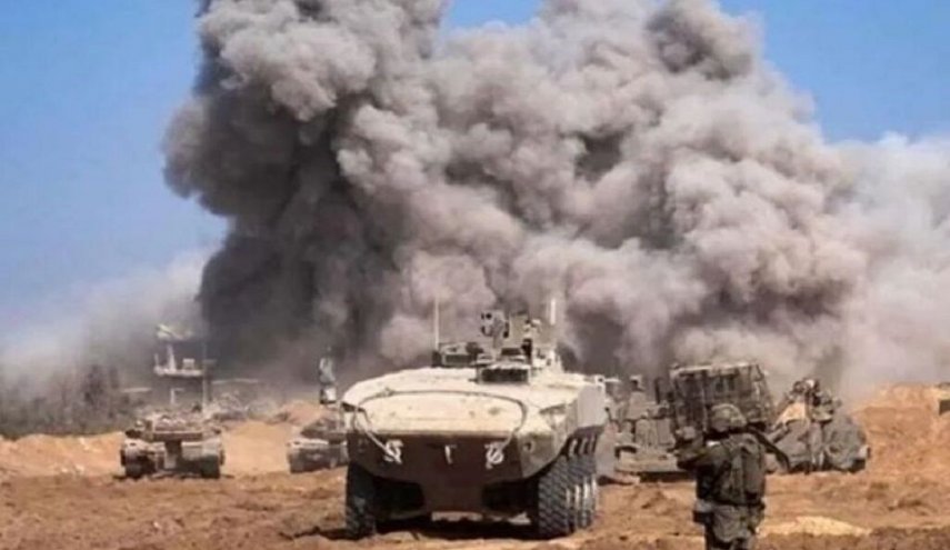 انهدام ۲۰ خودرو نظامی ارتش رژیم صهیونیستی در جنوب غزه