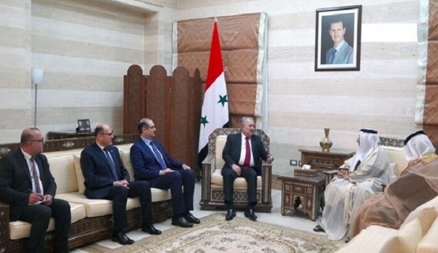 تعمیق روابط دوجانبه؛ محور رایزنی نخست وزیر سوریه و سفیر امارات در دمشق