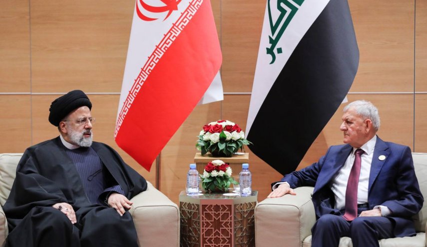 رئيسي يؤكد على التنفيذ الكامل للاتفاقية الامنية والالتزامات المالية بين ايران والعراق