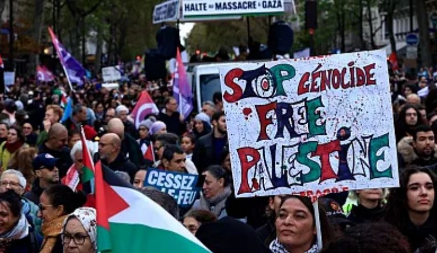 تظاهرات در برلین علیه نسل کشی در غزه