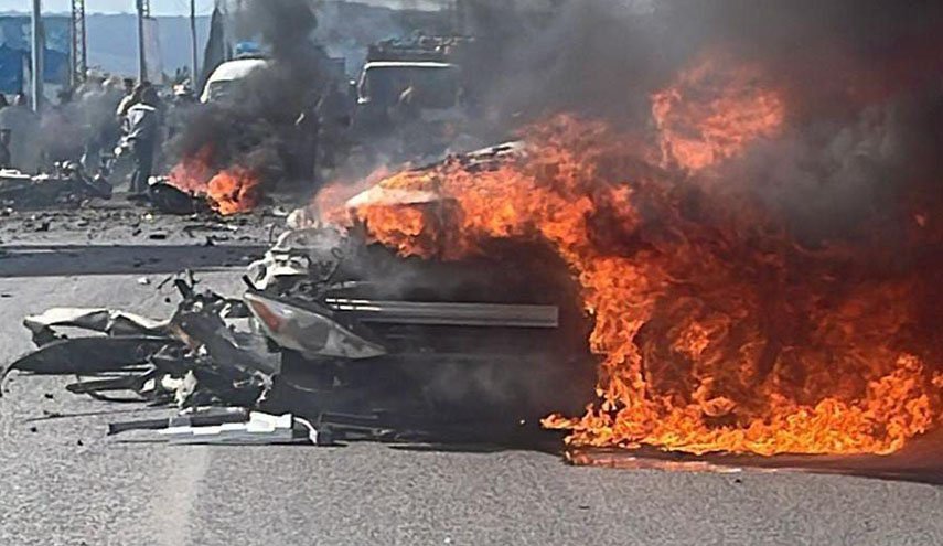 شهيد وإصابات بقصف صهيوني استهدف سيارة جنوب لبنان