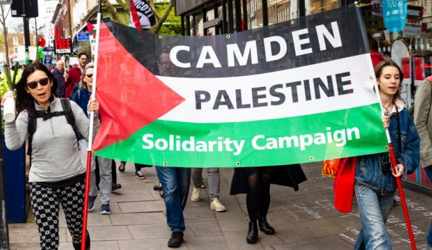 تظاهرات حمایت از فلسطین در مناطق مختلف انگلیس  