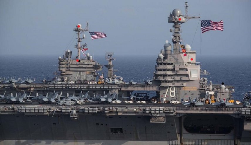 الولايات المتحدة تنشر سفينة صواريخ قرب سواحل كيان الإحتلال