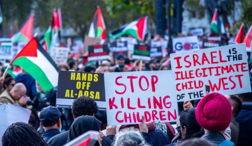 تداوم اعتراضات ضد اسرائیلی در شهرهای مختلف انگلیس

