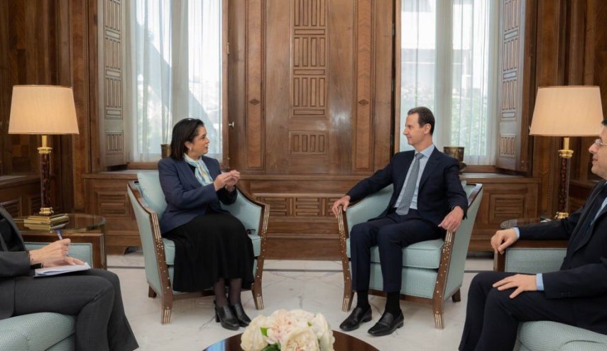 دیدار اسد با مسئول سازمان جهانی بهداشت
