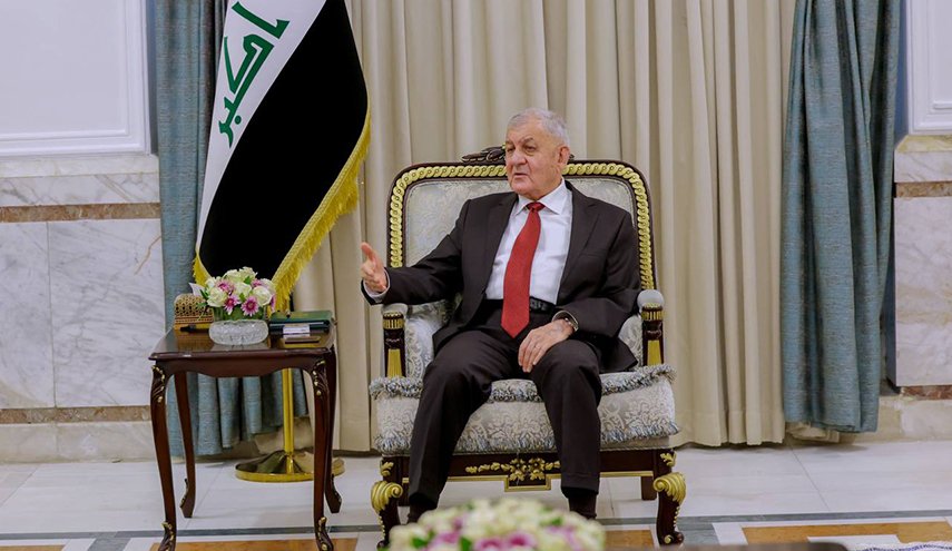 الرئيس العراقي: لا يوجد أي تدخل عسكري إيراني في شؤون العراق