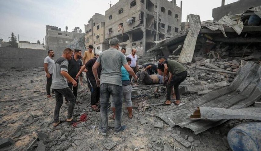 شهادت ۱۰ فلسطینی در بمباران شهر غزه
