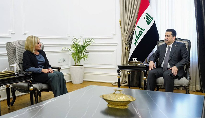 رئيس الوزراء العراقي يستقبل بلاسخارت بمناسبة انتهاء مهامّها