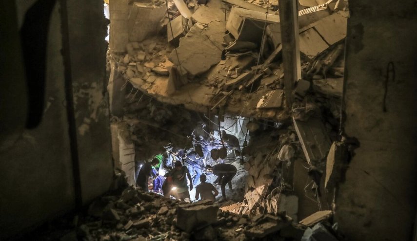 شهادت ۱۰ فلسطینی در حملات هوایی رژیم صهیونیستی به مرکز غزه