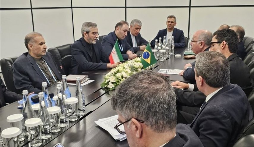 دیدار باقری با وزیر خارجه برزیل
