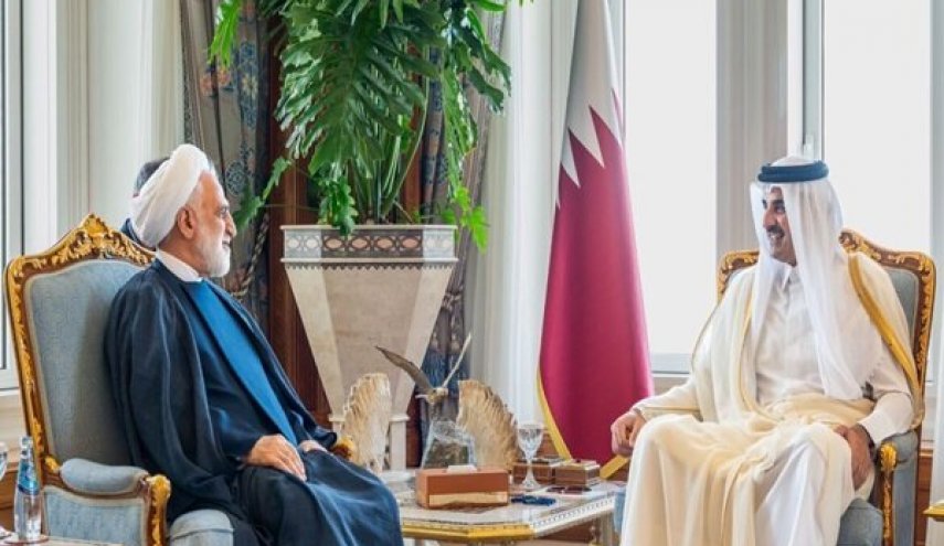 رئیس قوه قضائیه با امیر قطر دیدار کرد