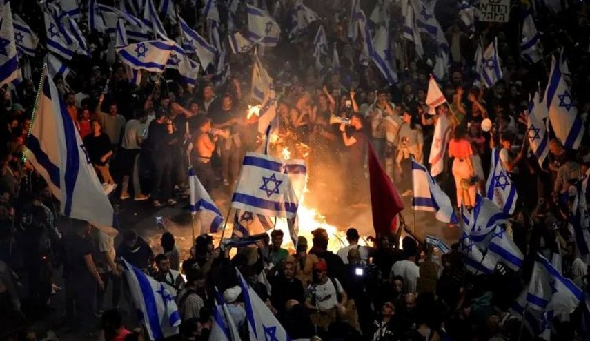 فراخوان برای اعتصاب سراسری تا سرنگونی کابینه نتانیاهو
