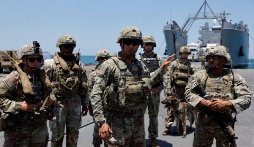افشای مشارکت نظامی واشنگتن در جنگ غزه؛‌ تصاویر سربازان آمریکایی در سواحل غزه