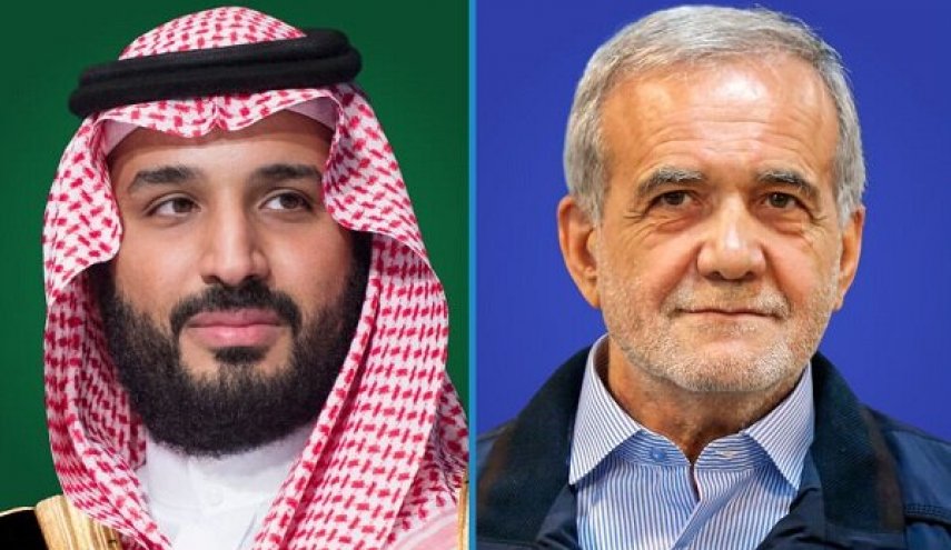 تأکید بن‌سلمان و پزشکیان بر تقویت روابط تهران- ریاض