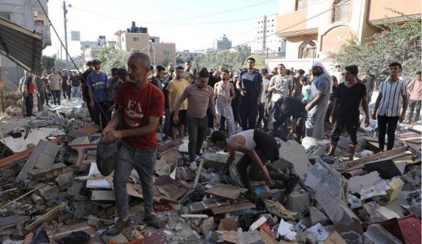 لحظه به لحظه با ۳۵۸ مین روز از جنگ غزه / 2 فلسطینی در بمباران اردوگاه نصیرات به شهادت رسیدند