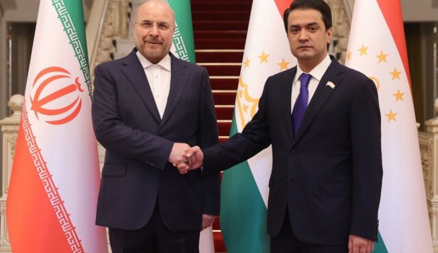 دیدار قالیباف با همتای تاجیک خود در دوشنبه 