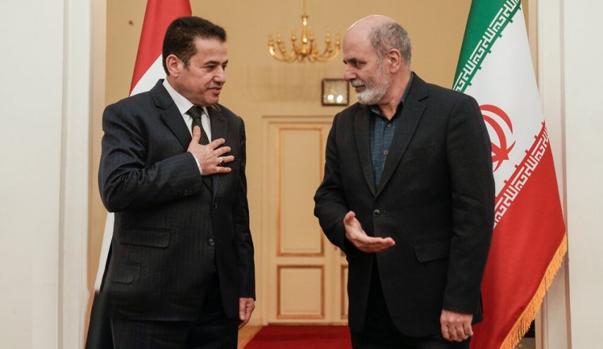 دیدار دبیر شورای عالی امنیت ملی ایران با همتای عراقی در تهران